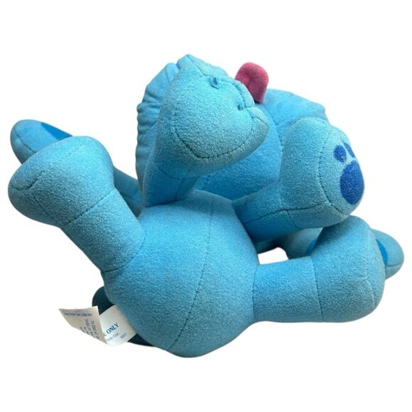 VTG 90s Blues Clues Pose-A-Blue 8" Plush Blue PBS Tyco 1997 Stuffed Animal Dog - Picture 6 of 16